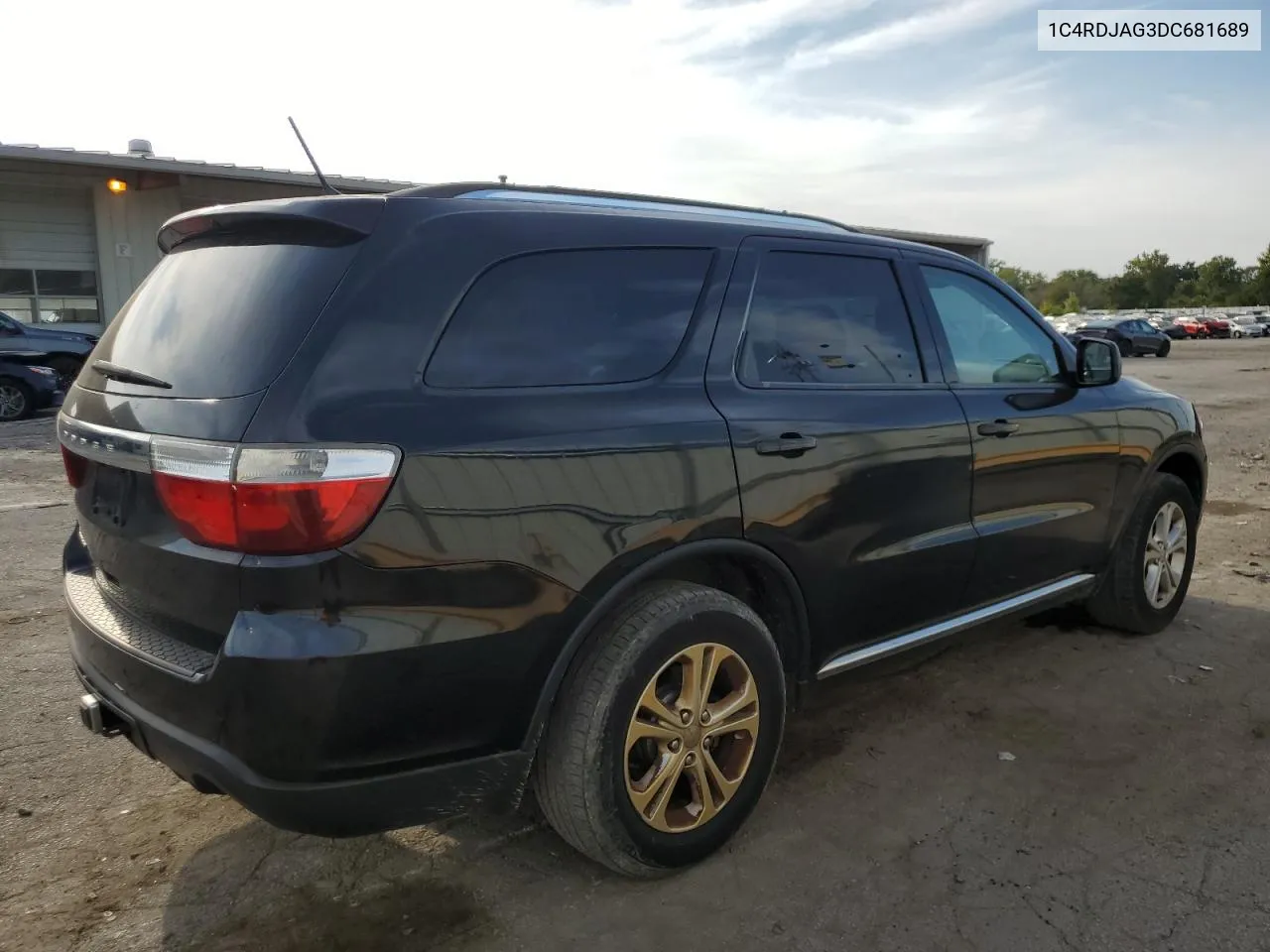 2013 Dodge Durango Sxt VIN: 1C4RDJAG3DC681689 Lot: 72376024