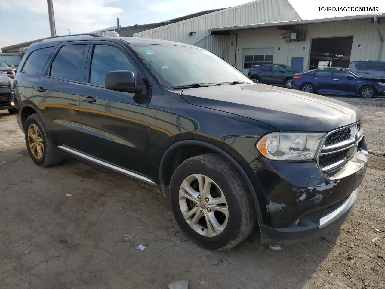 2013 Dodge Durango Sxt VIN: 1C4RDJAG3DC681689 Lot: 72376024