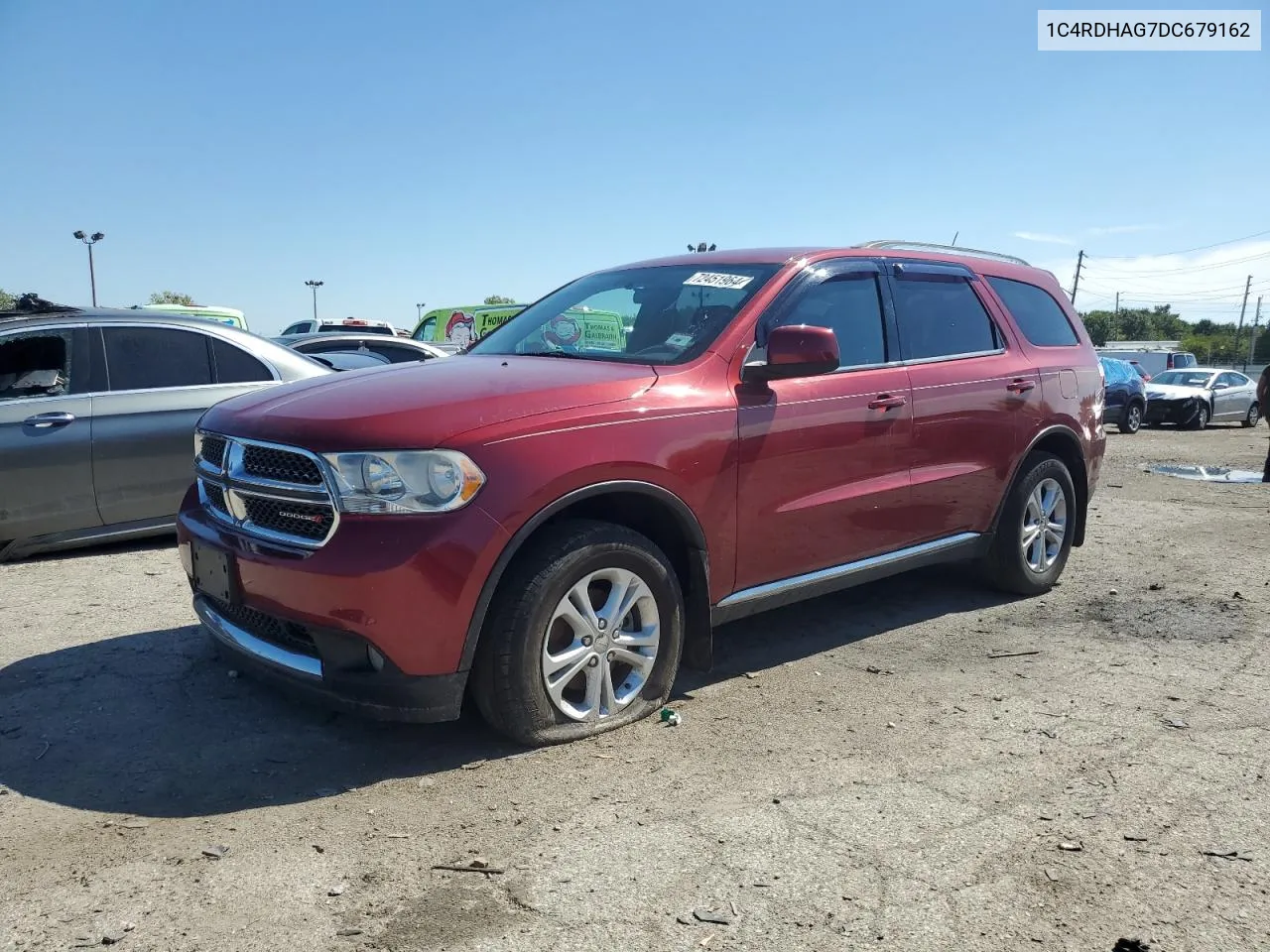 2013 Dodge Durango Sxt VIN: 1C4RDHAG7DC679162 Lot: 72451964