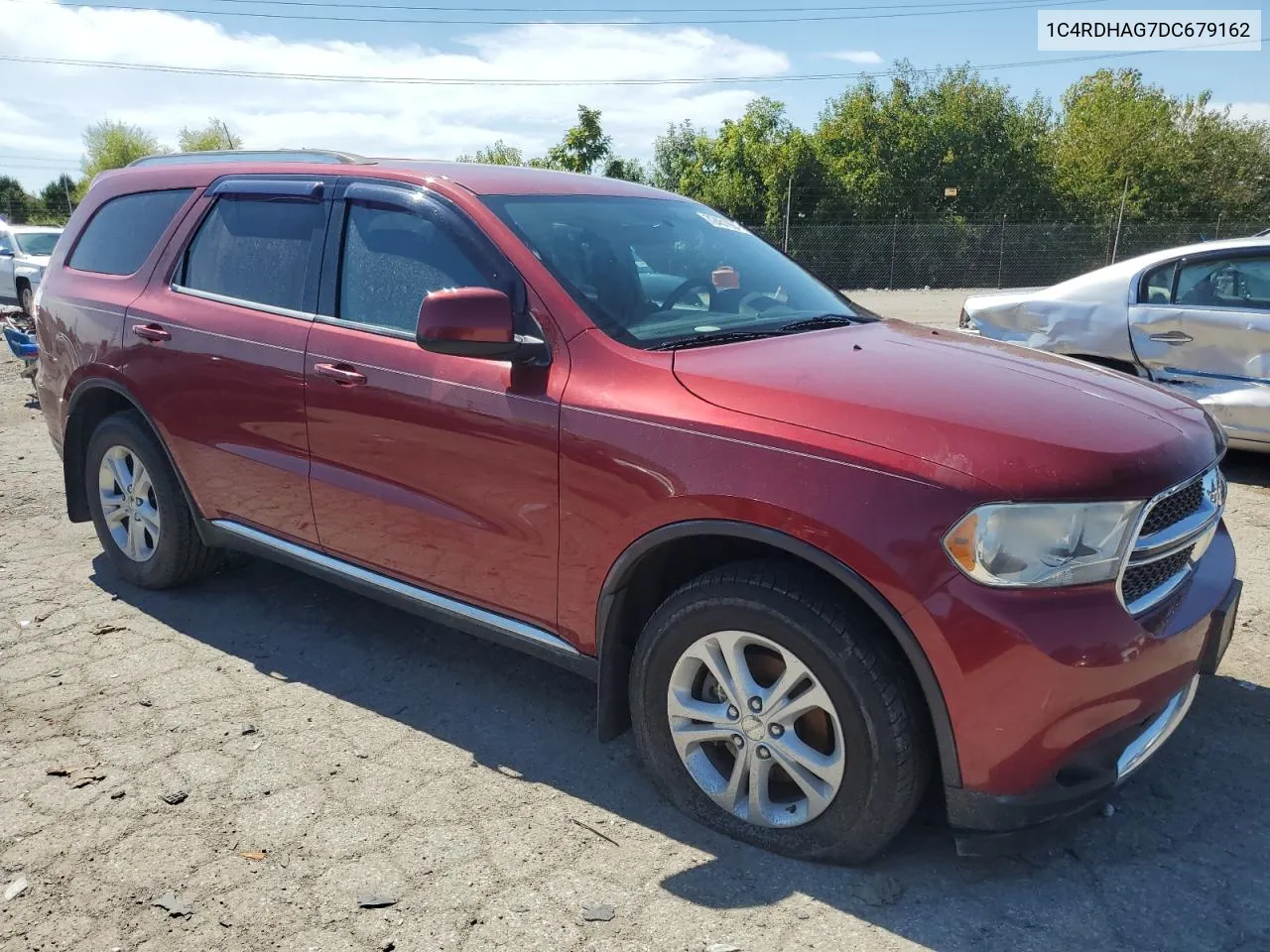 2013 Dodge Durango Sxt VIN: 1C4RDHAG7DC679162 Lot: 72451964