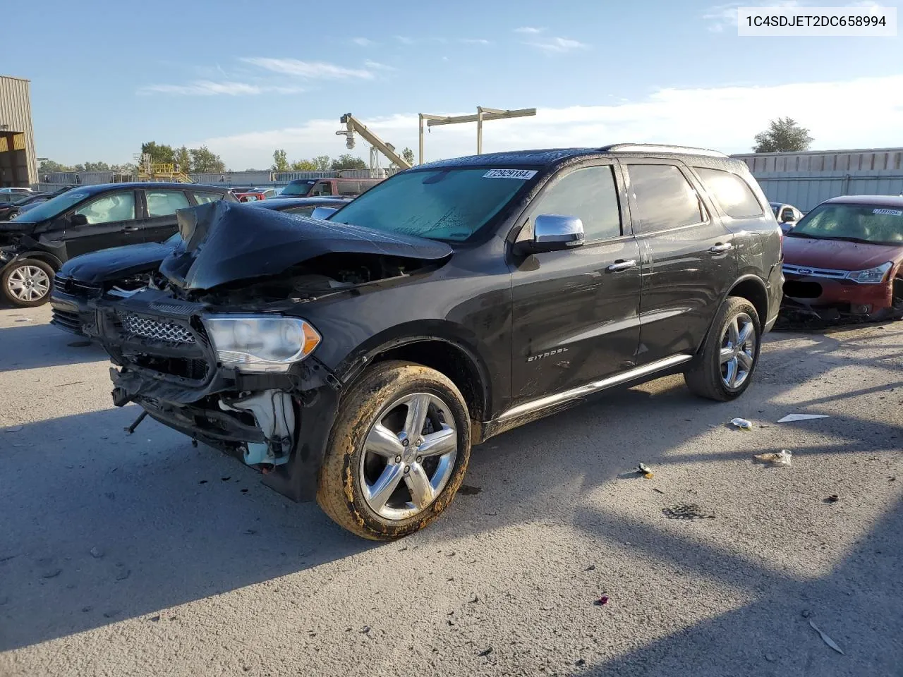 2013 Dodge Durango Citadel VIN: 1C4SDJET2DC658994 Lot: 72929184