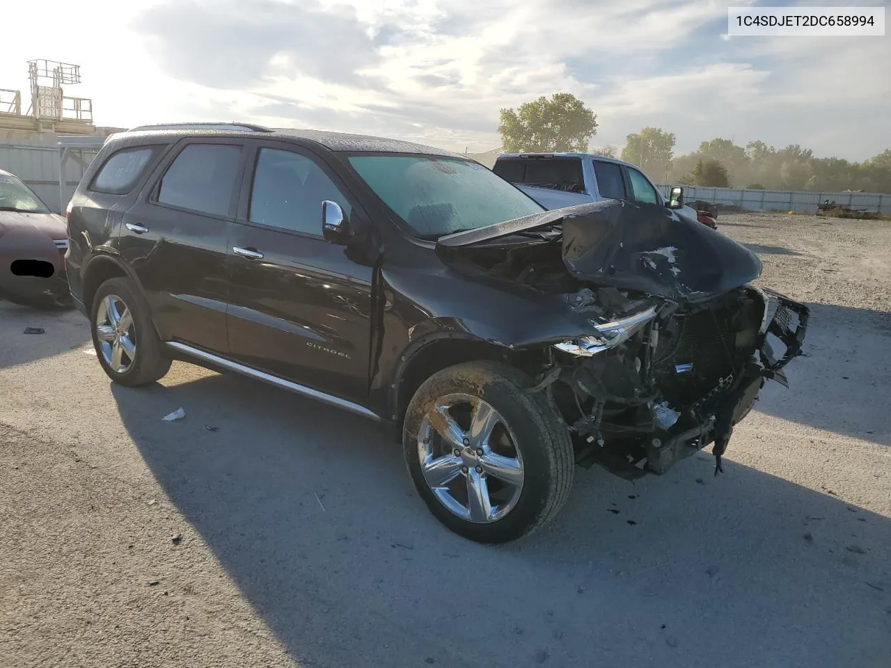 2013 Dodge Durango Citadel VIN: 1C4SDJET2DC658994 Lot: 72929184