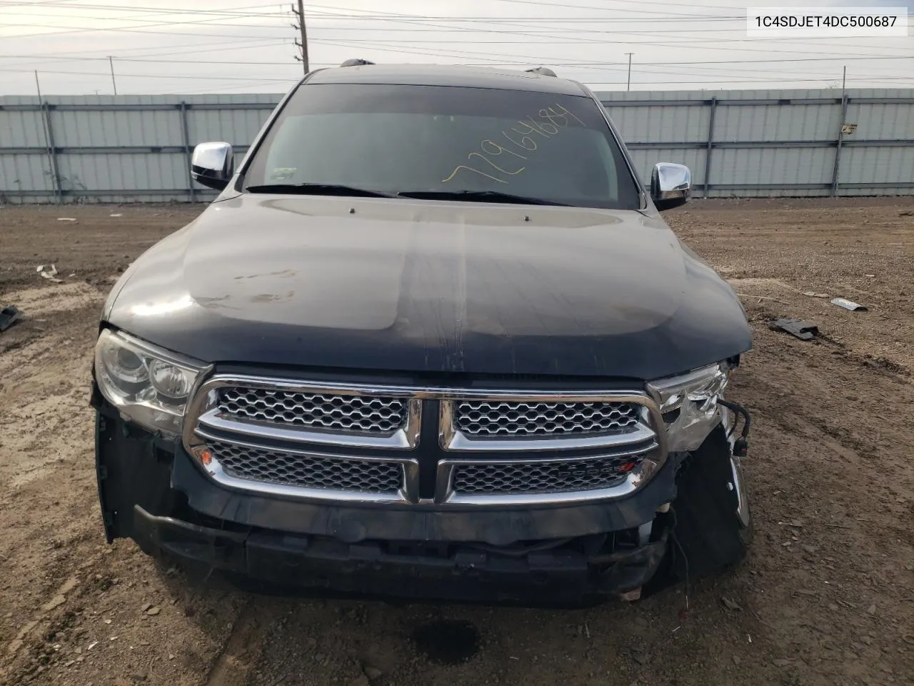 2013 Dodge Durango Citadel VIN: 1C4SDJET4DC500687 Lot: 72964684