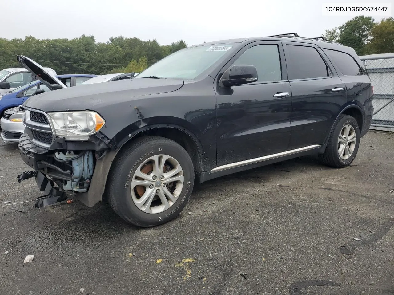 2013 Dodge Durango Crew VIN: 1C4RDJDG5DC674447 Lot: 72986864