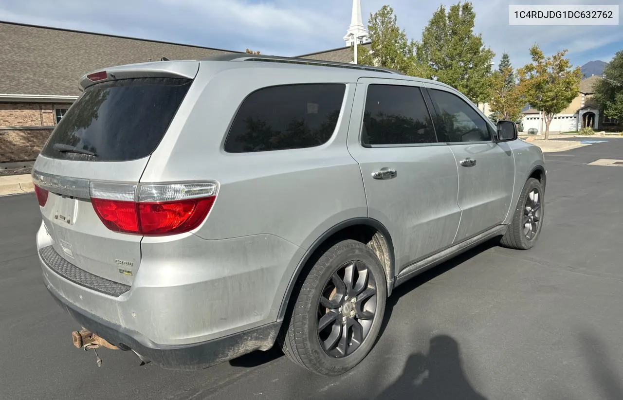 2013 Dodge Durango Crew VIN: 1C4RDJDG1DC632762 Lot: 73057484