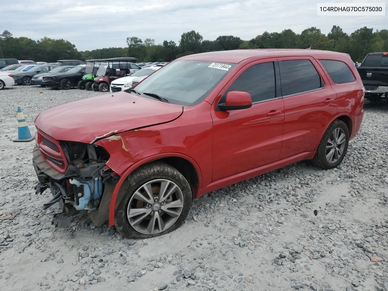 2013 Dodge Durango Sxt VIN: 1C4RDHAG7DC575030 Lot: 73171944