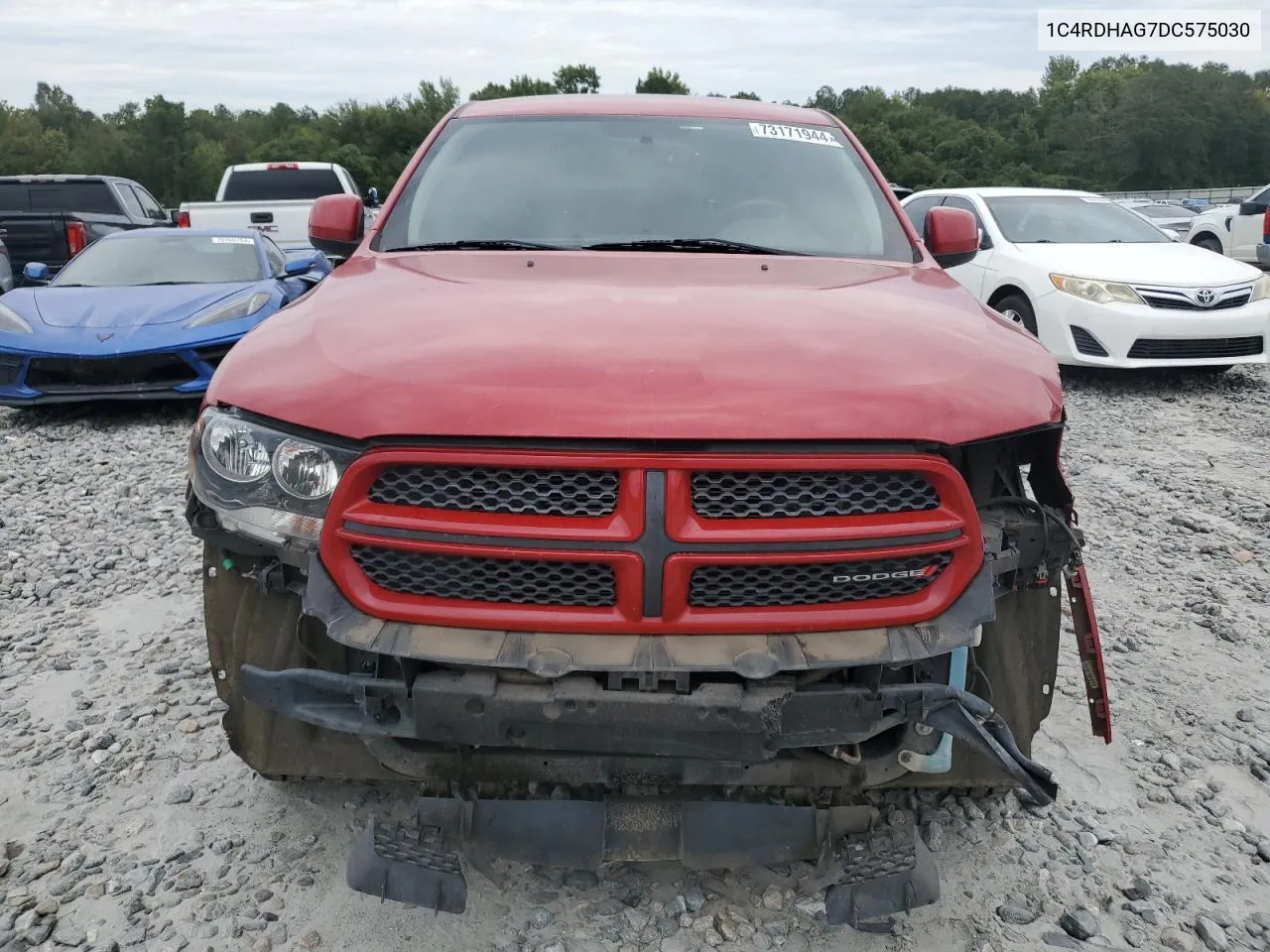 2013 Dodge Durango Sxt VIN: 1C4RDHAG7DC575030 Lot: 73171944