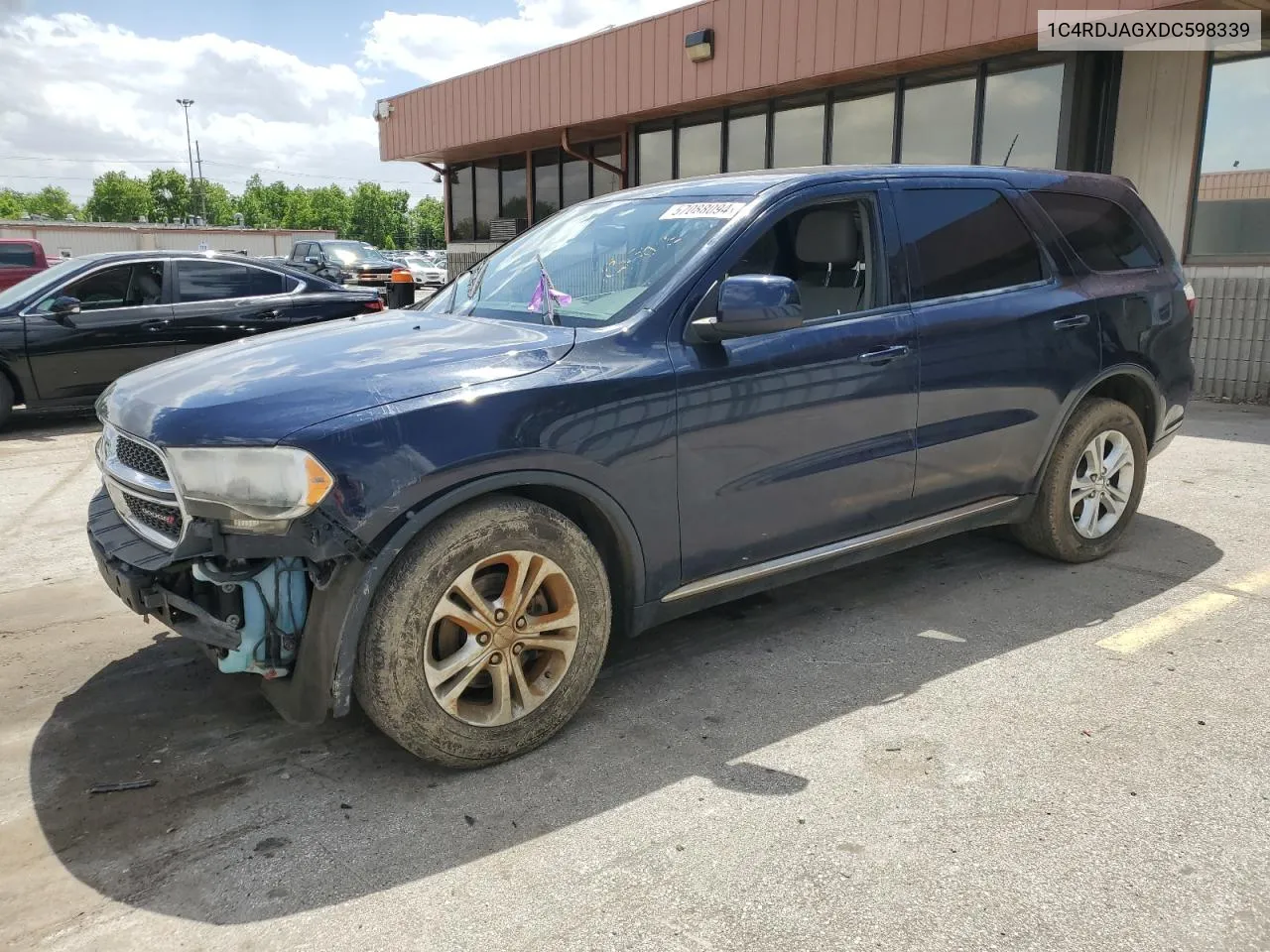 2013 Dodge Durango Sxt VIN: 1C4RDJAGXDC598339 Lot: 73214764