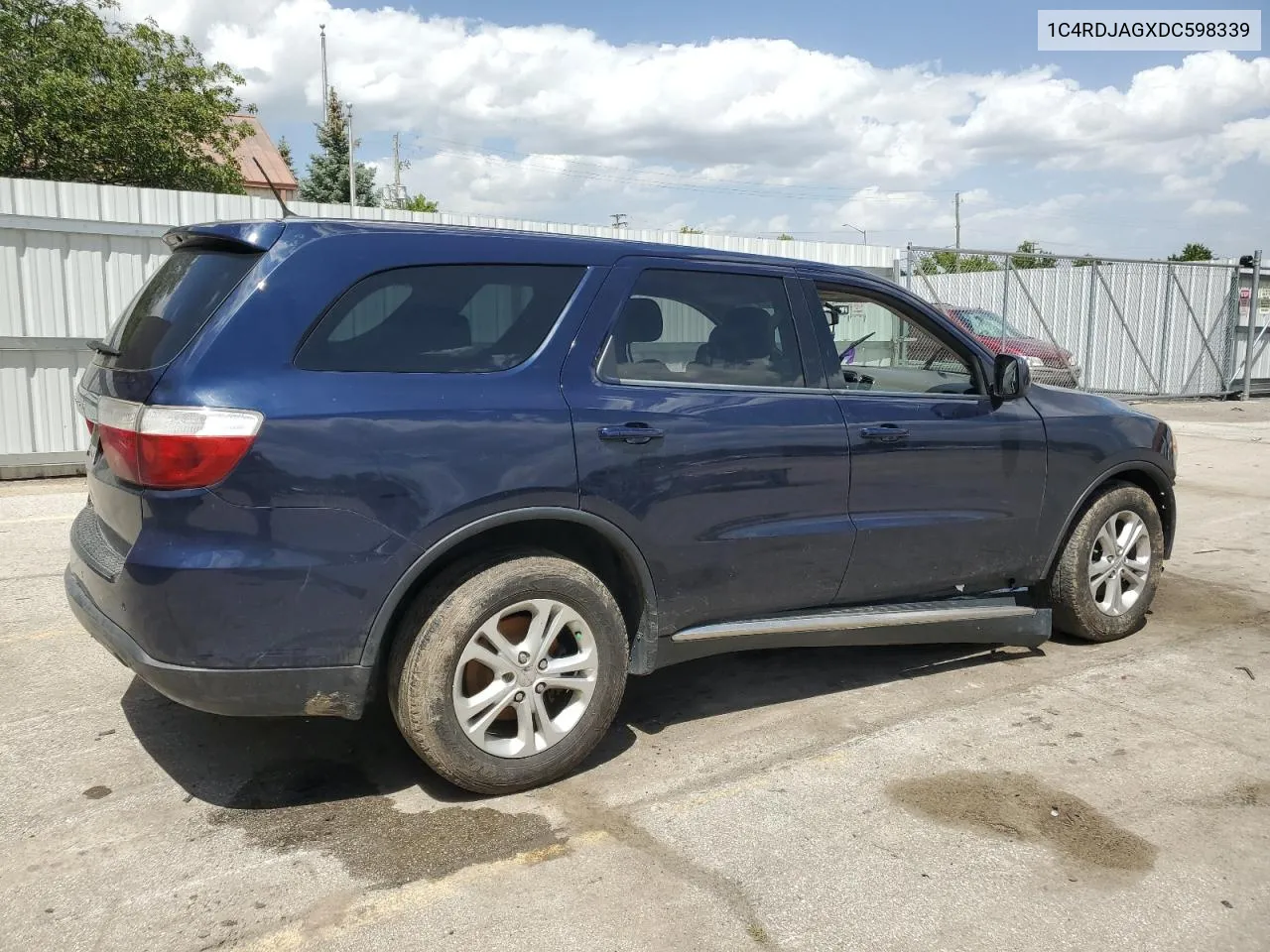 2013 Dodge Durango Sxt VIN: 1C4RDJAGXDC598339 Lot: 73214764