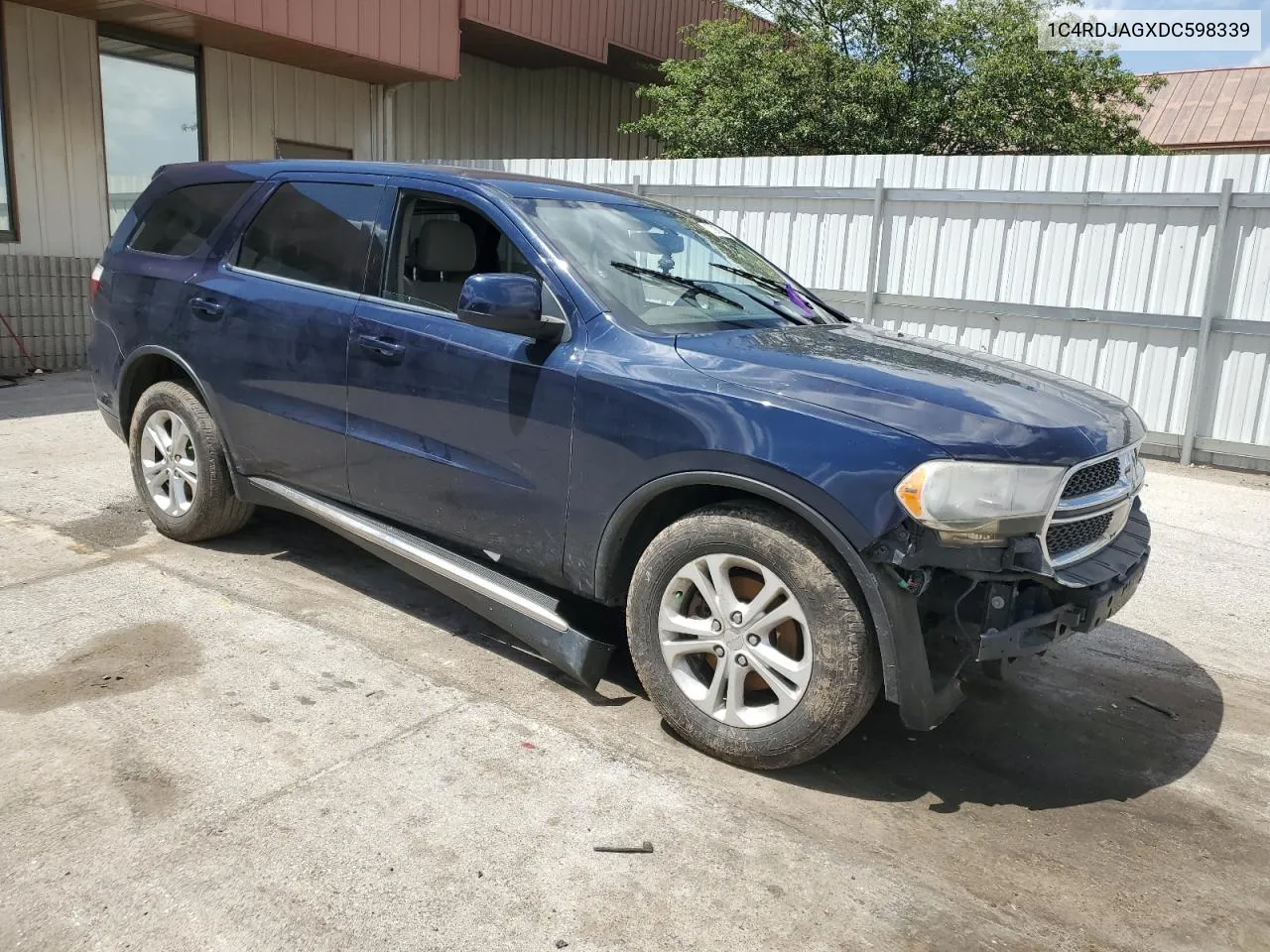 2013 Dodge Durango Sxt VIN: 1C4RDJAGXDC598339 Lot: 73214764