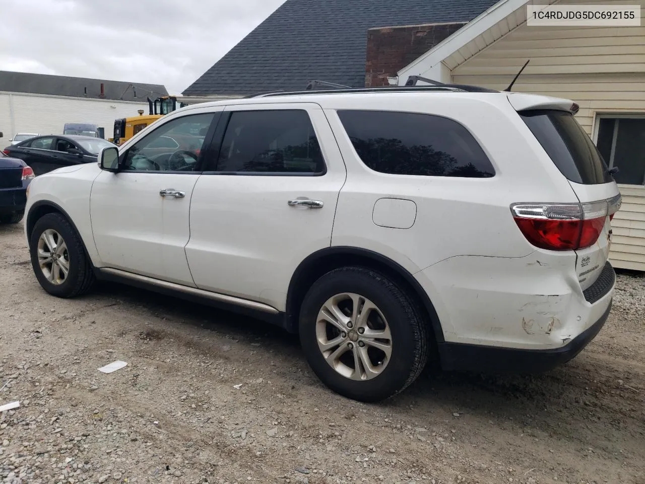 2013 Dodge Durango Crew VIN: 1C4RDJDG5DC692155 Lot: 73334884