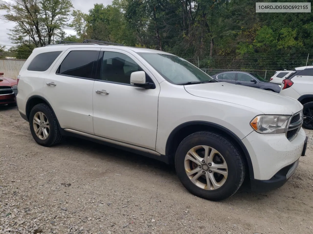 2013 Dodge Durango Crew VIN: 1C4RDJDG5DC692155 Lot: 73334884