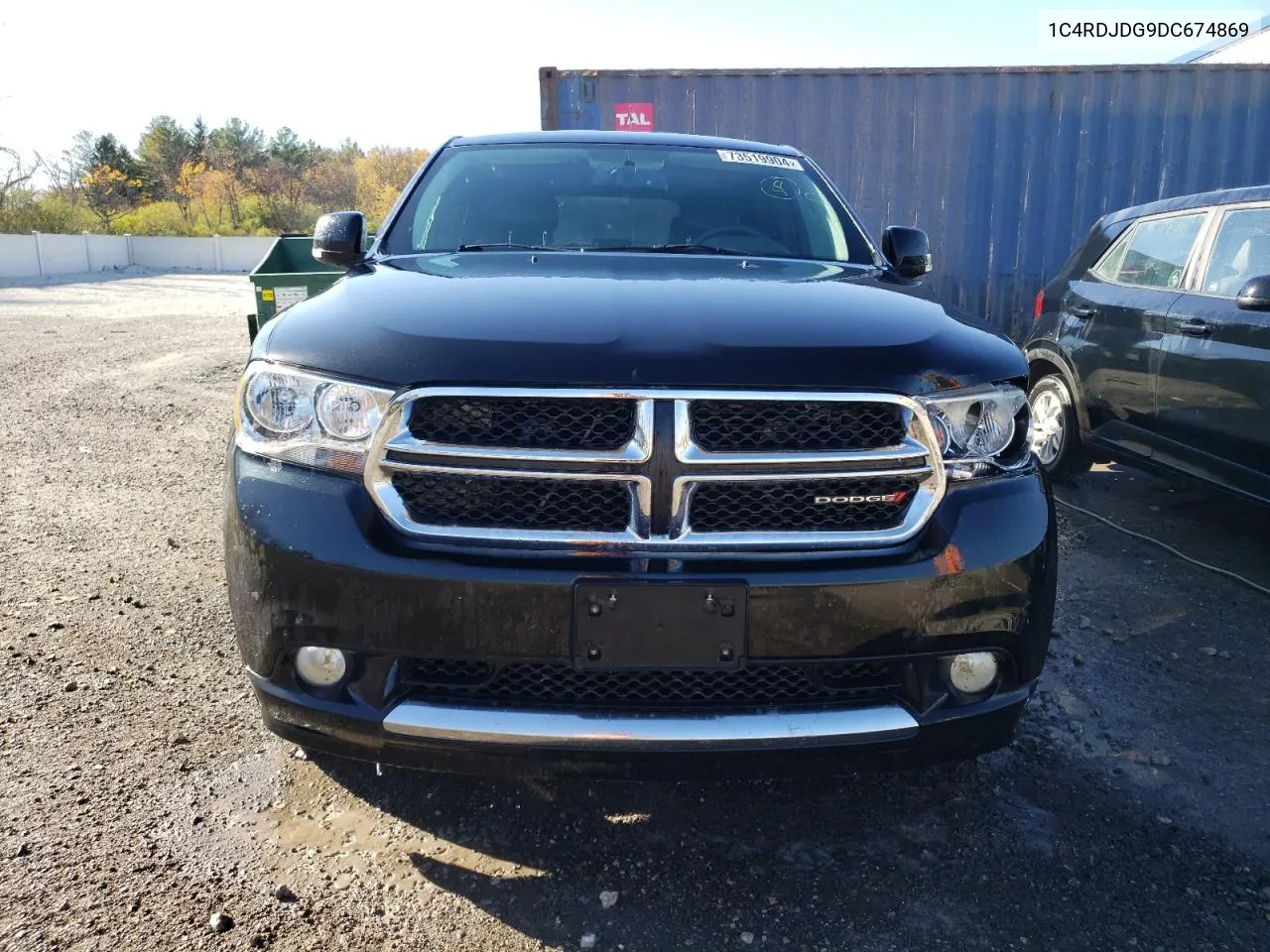 2013 Dodge Durango Crew VIN: 1C4RDJDG9DC674869 Lot: 73519904