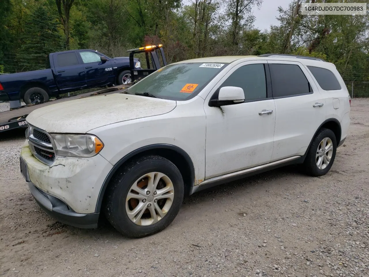 2013 Dodge Durango Crew VIN: 1C4RDJDG7DC700983 Lot: 73882694