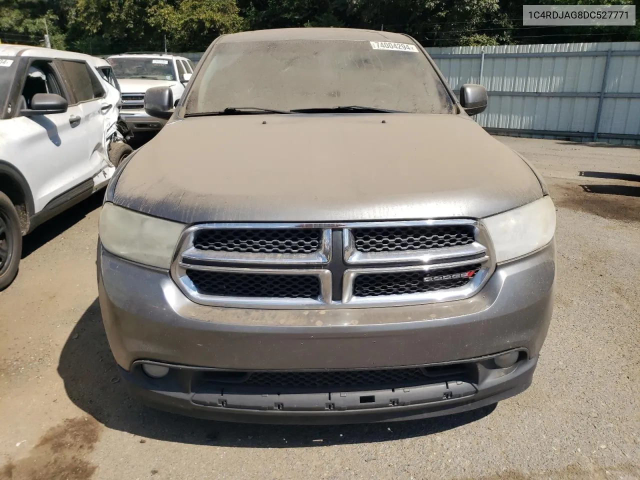 2013 Dodge Durango Sxt VIN: 1C4RDJAG8DC527771 Lot: 74004294