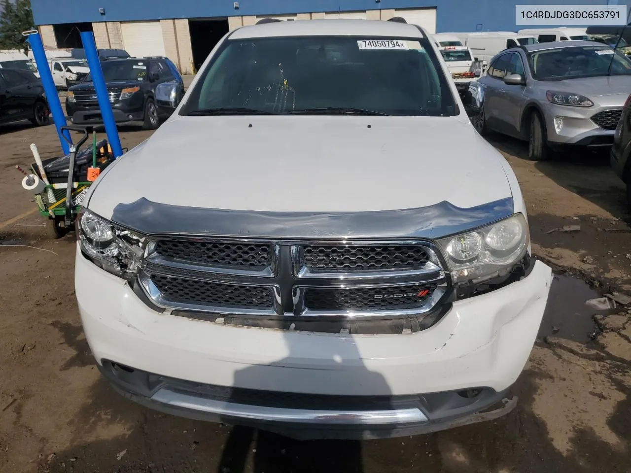 2013 Dodge Durango Crew VIN: 1C4RDJDG3DC653791 Lot: 74050794