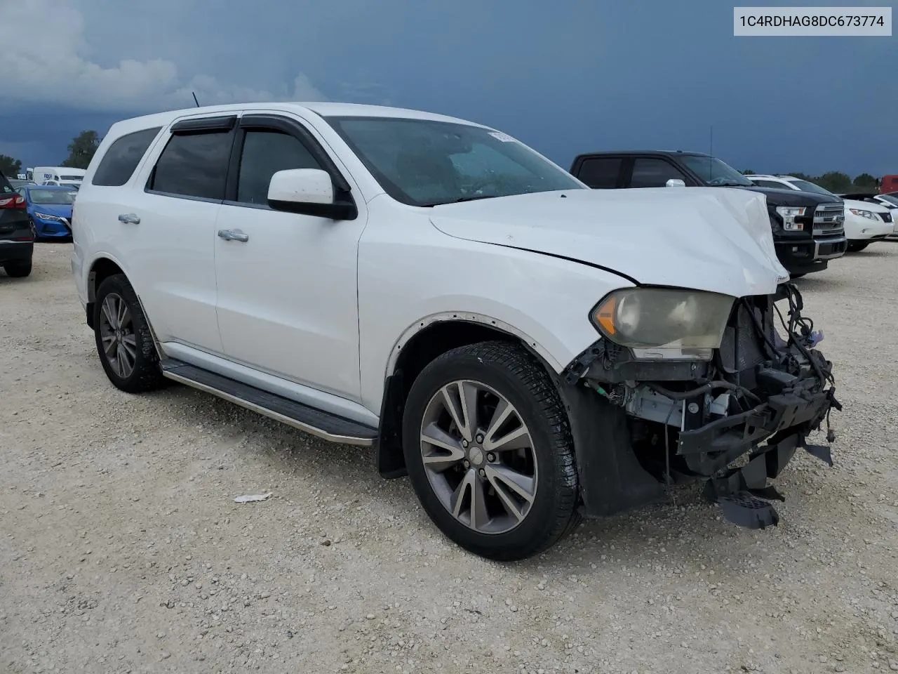 2013 Dodge Durango Sxt VIN: 1C4RDHAG8DC673774 Lot: 74201624