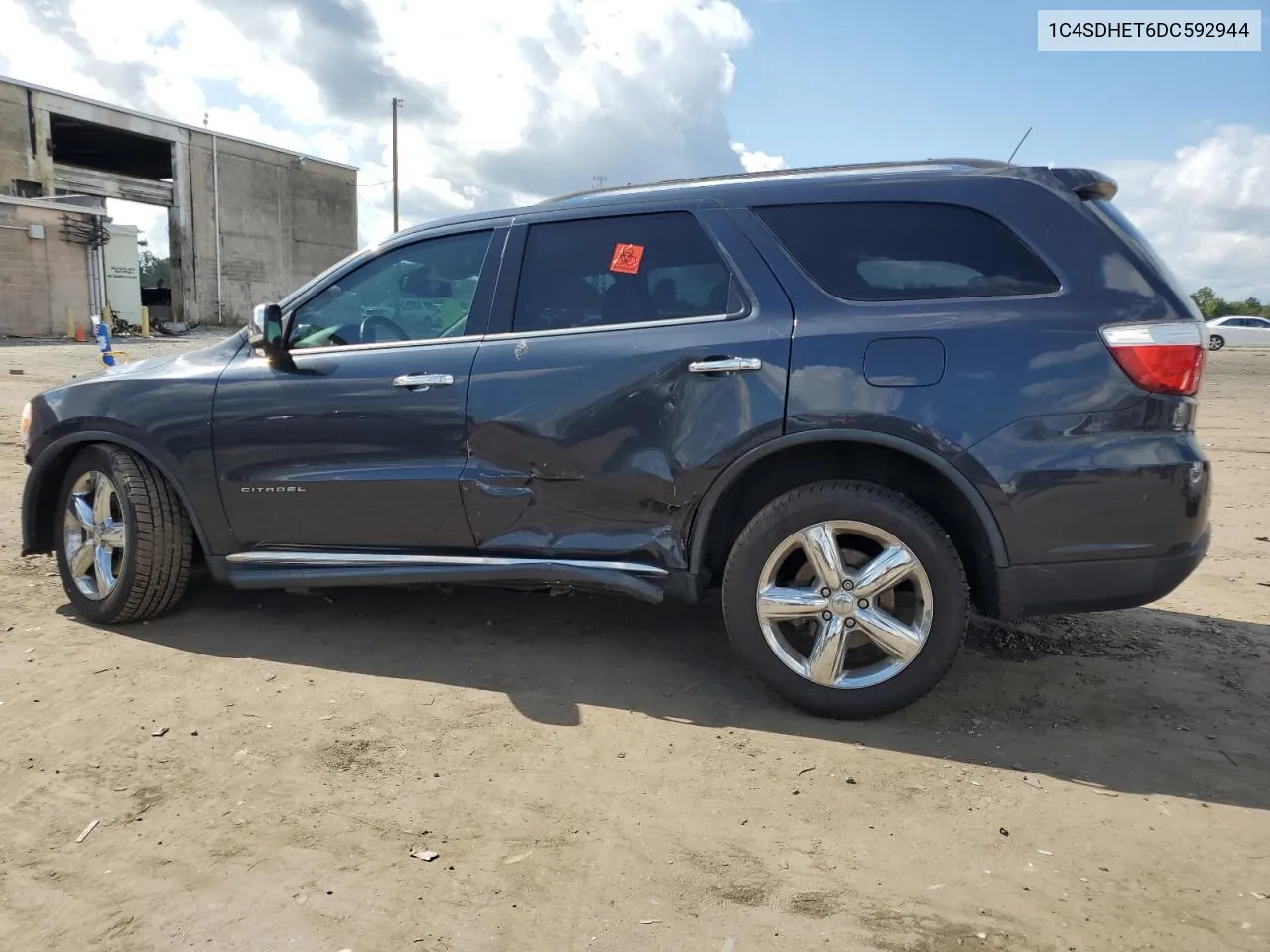 1C4SDHET6DC592944 2013 Dodge Durango Citadel