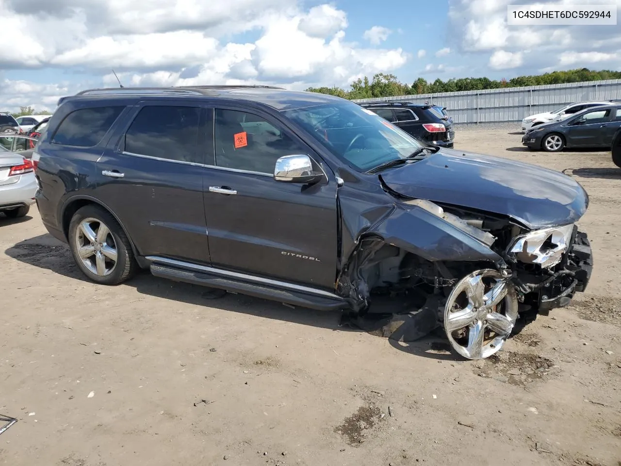 1C4SDHET6DC592944 2013 Dodge Durango Citadel