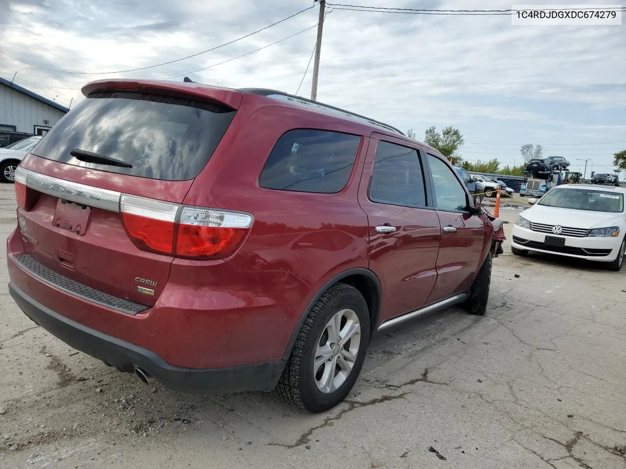 2013 Dodge Durango Crew VIN: 1C4RDJDGXDC674279 Lot: 74682114