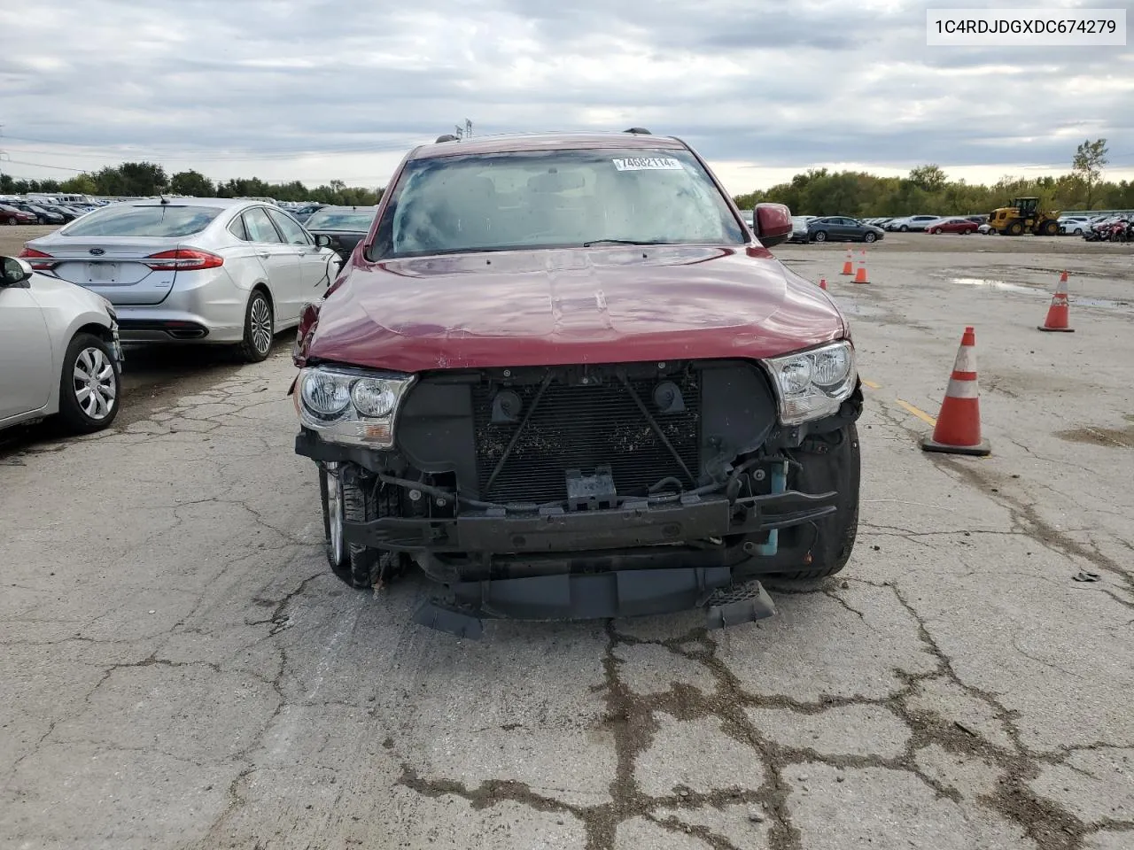 2013 Dodge Durango Crew VIN: 1C4RDJDGXDC674279 Lot: 74682114