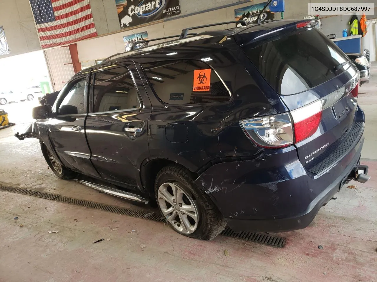 2013 Dodge Durango Crew VIN: 1C4SDJDT8DC687997 Lot: 74692794