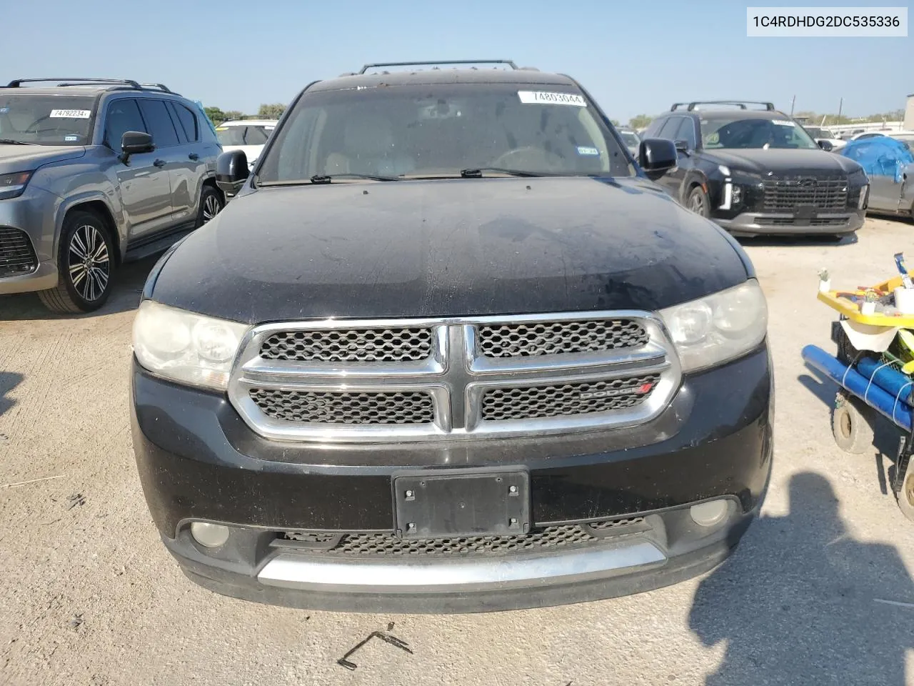 2013 Dodge Durango Crew VIN: 1C4RDHDG2DC535336 Lot: 74803044