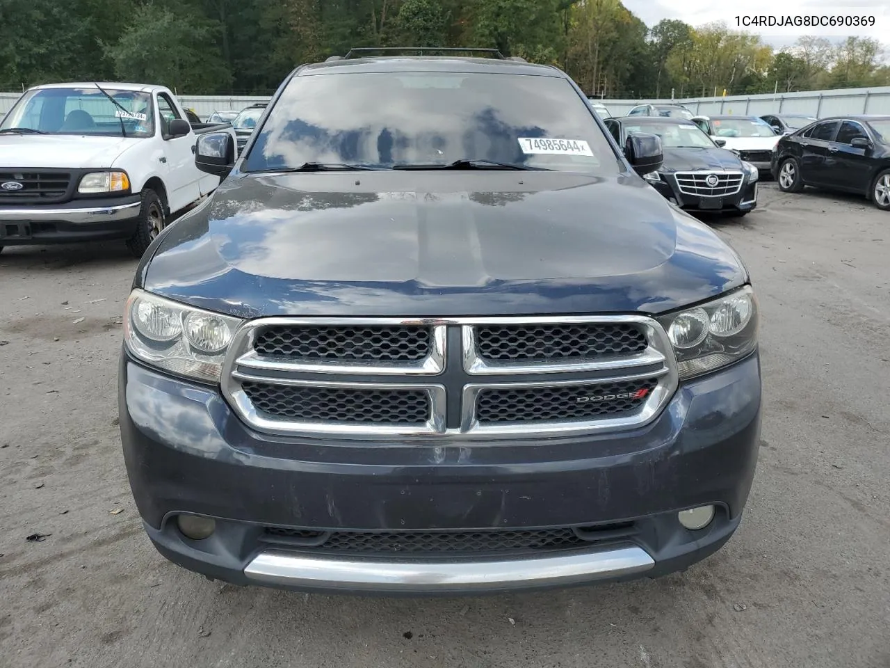 2013 Dodge Durango Sxt VIN: 1C4RDJAG8DC690369 Lot: 74985644