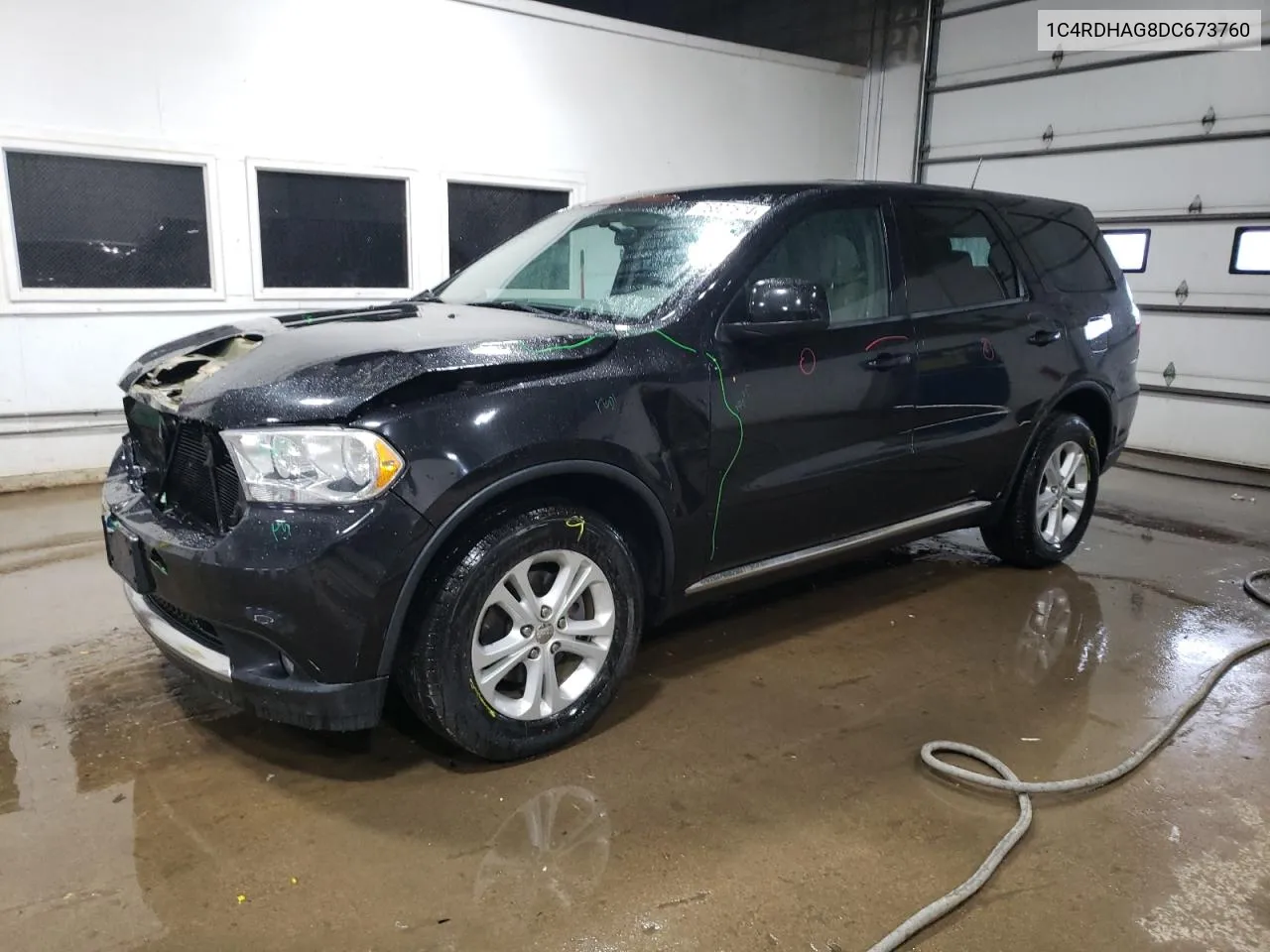 2013 Dodge Durango Sxt VIN: 1C4RDHAG8DC673760 Lot: 75327574