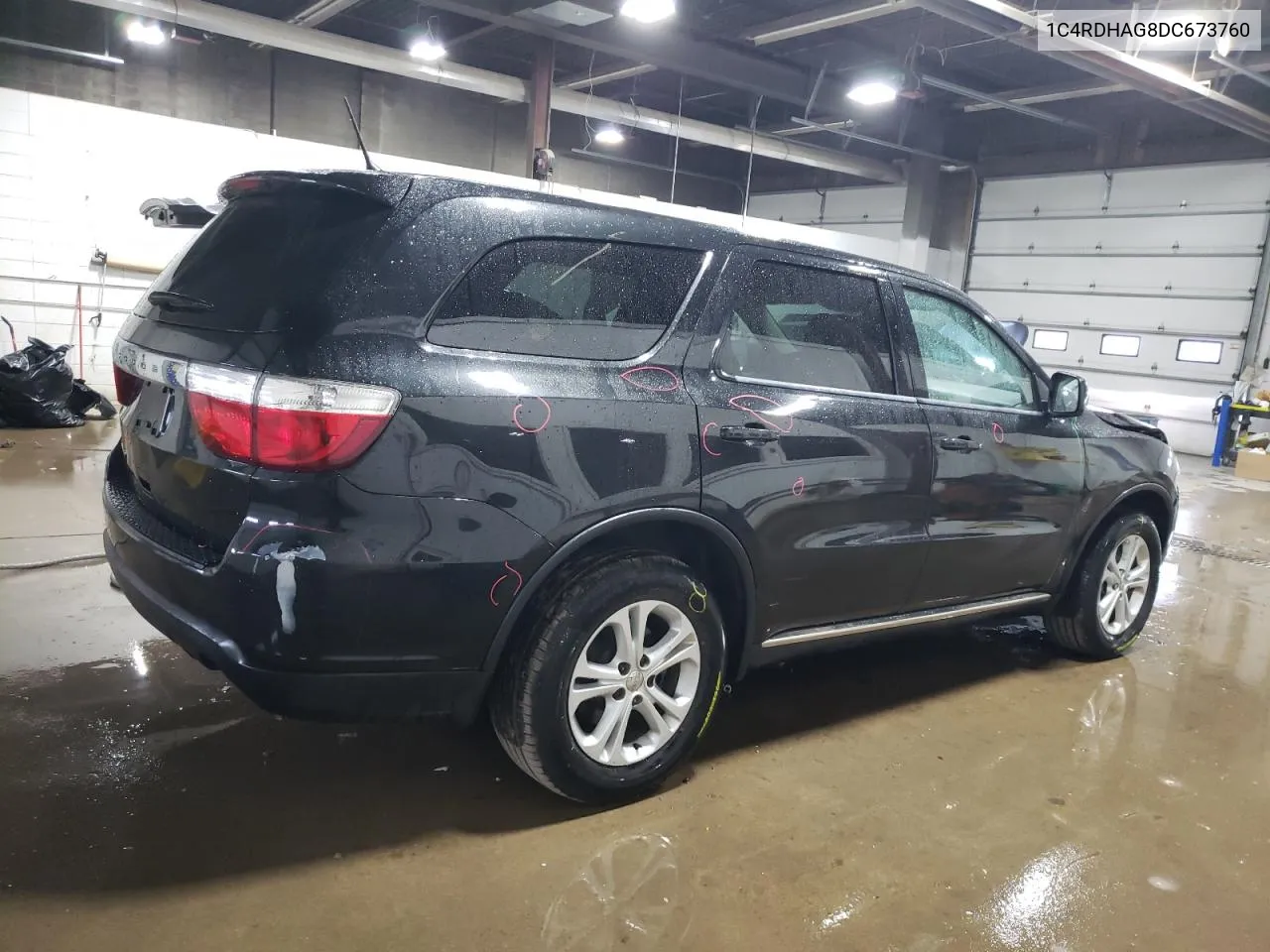 2013 Dodge Durango Sxt VIN: 1C4RDHAG8DC673760 Lot: 75327574