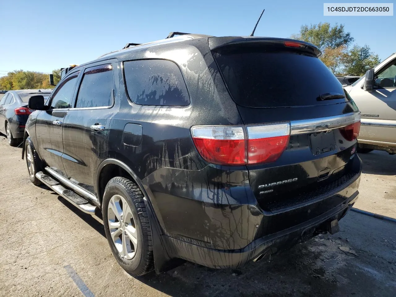 2013 Dodge Durango Crew VIN: 1C4SDJDT2DC663050 Lot: 75878824