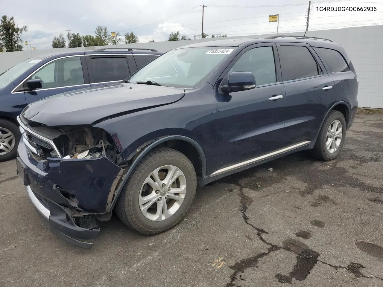 2013 Dodge Durango Crew VIN: 1C4RDJDG4DC662936 Lot: 76325424