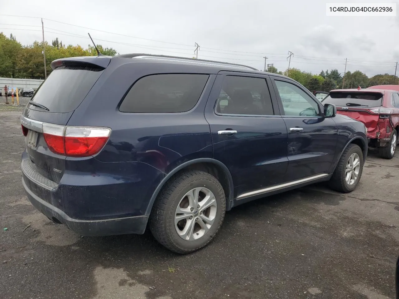 2013 Dodge Durango Crew VIN: 1C4RDJDG4DC662936 Lot: 76325424