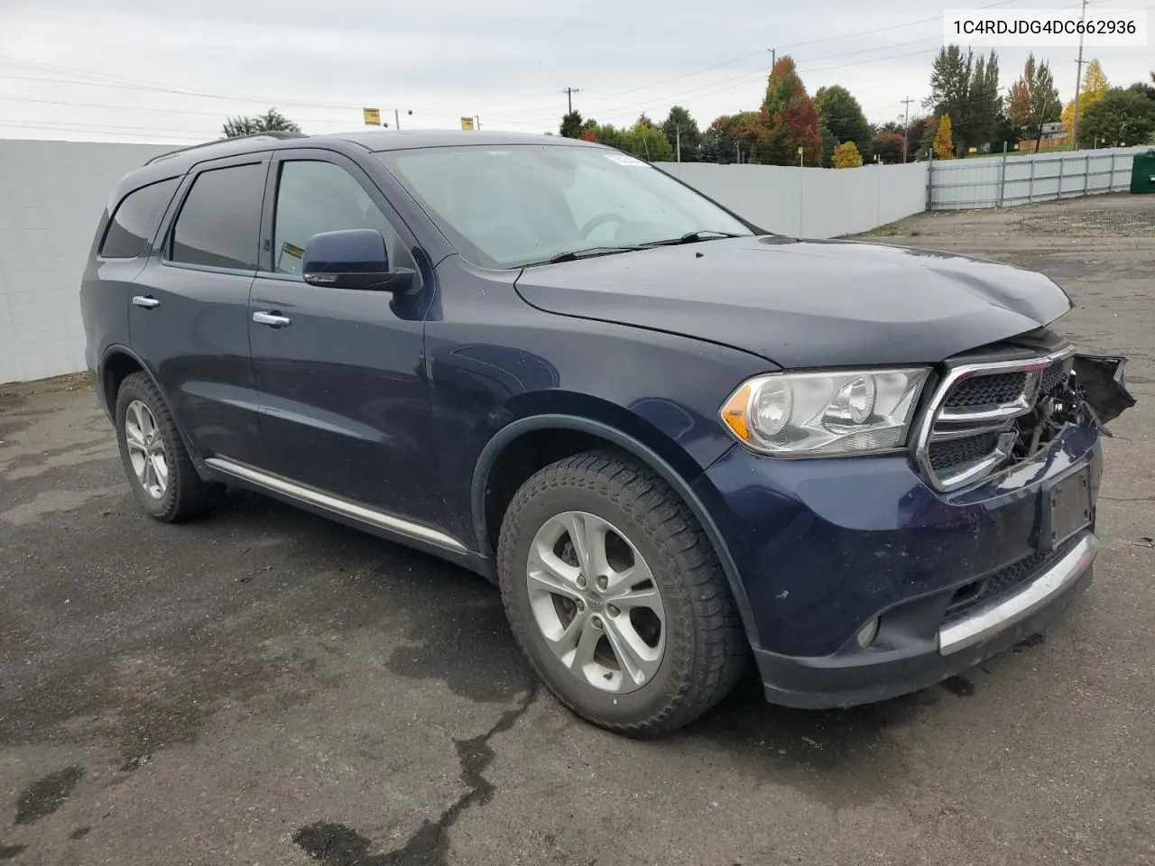 2013 Dodge Durango Crew VIN: 1C4RDJDG4DC662936 Lot: 76325424