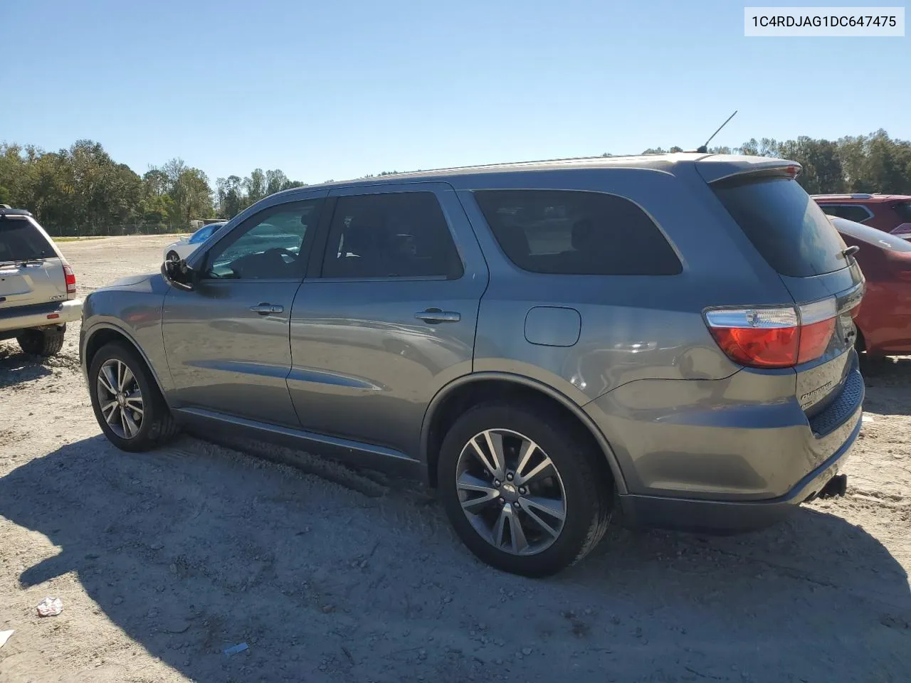 2013 Dodge Durango Sxt VIN: 1C4RDJAG1DC647475 Lot: 76516884