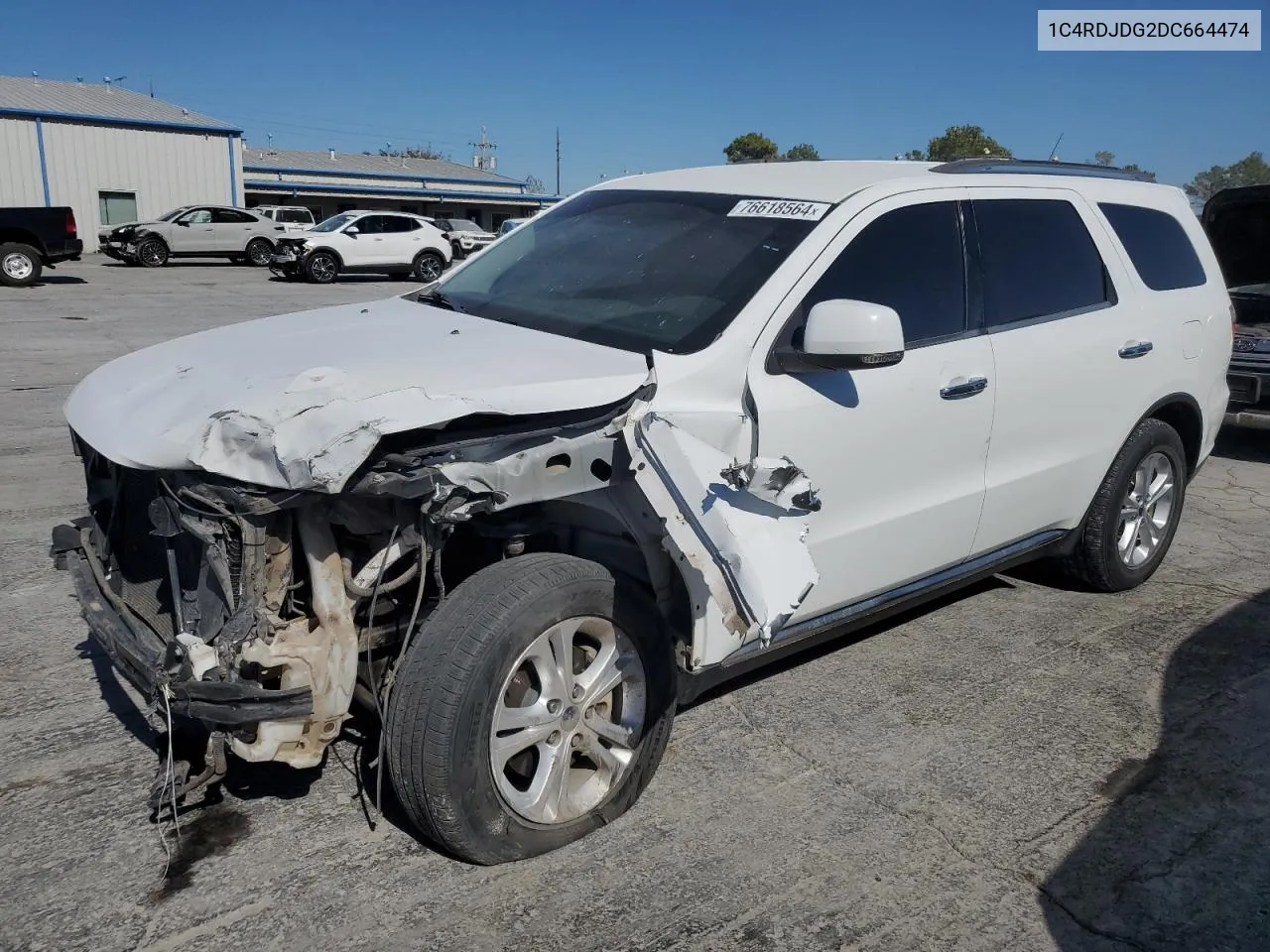 2013 Dodge Durango Crew VIN: 1C4RDJDG2DC664474 Lot: 76618564