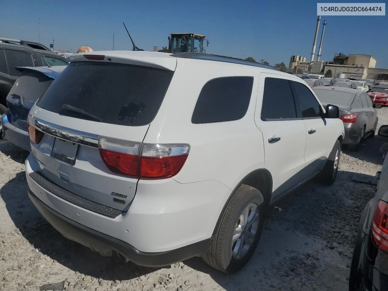 2013 Dodge Durango Crew VIN: 1C4RDJDG2DC664474 Lot: 76618564