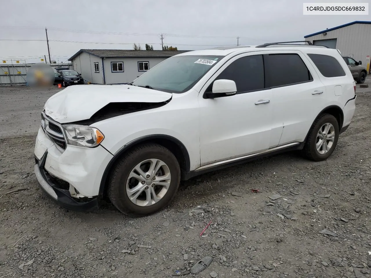 2013 Dodge Durango Crew VIN: 1C4RDJDG5DC669832 Lot: 76703584