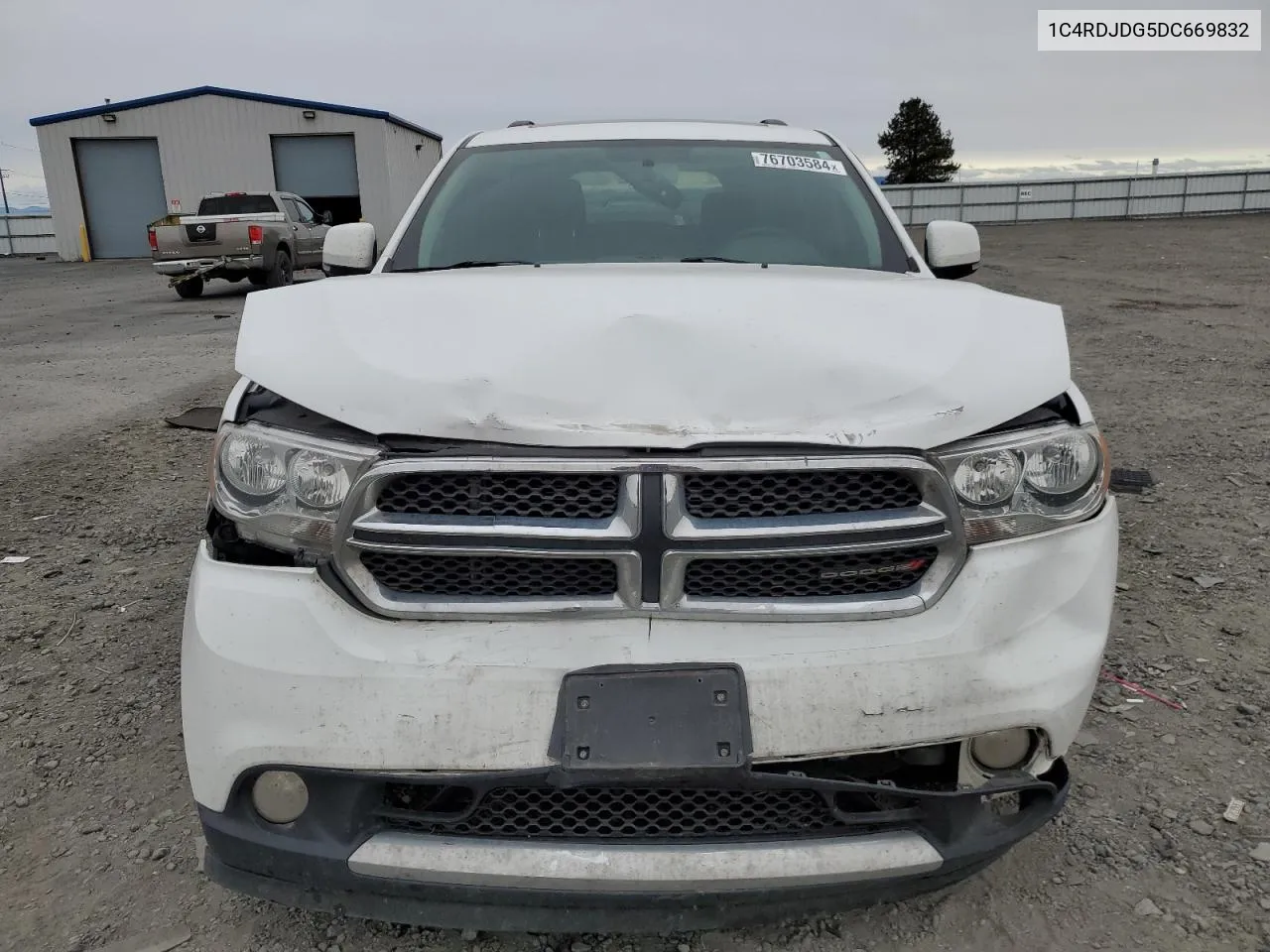 2013 Dodge Durango Crew VIN: 1C4RDJDG5DC669832 Lot: 76703584