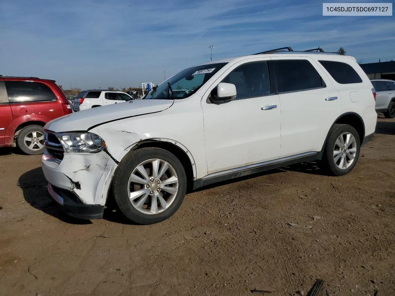 2013 Dodge Durango Crew VIN: 1C4SDJDT5DC697127 Lot: 76841754