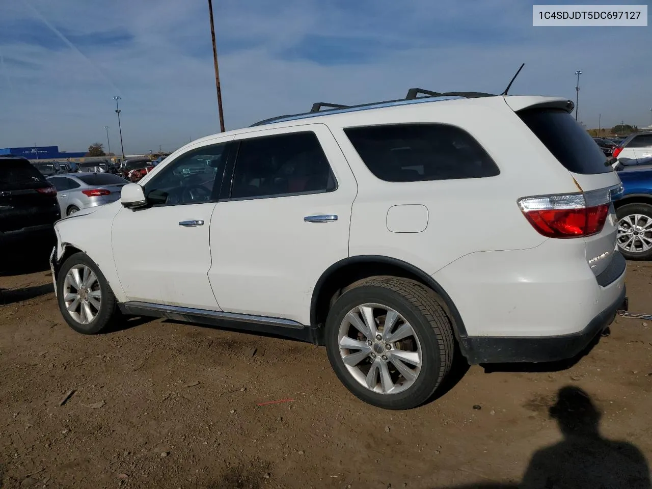 2013 Dodge Durango Crew VIN: 1C4SDJDT5DC697127 Lot: 76841754