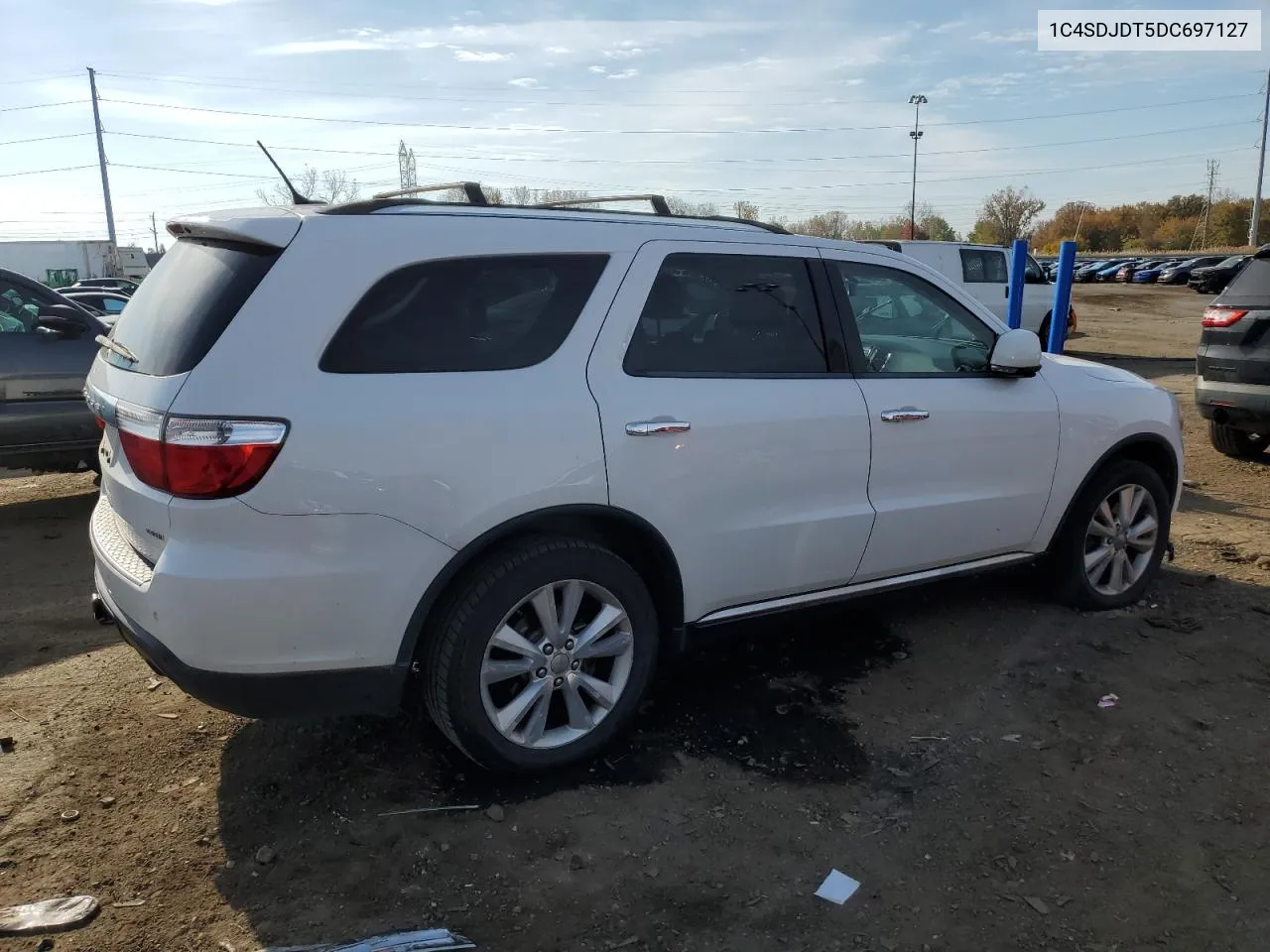 2013 Dodge Durango Crew VIN: 1C4SDJDT5DC697127 Lot: 76841754