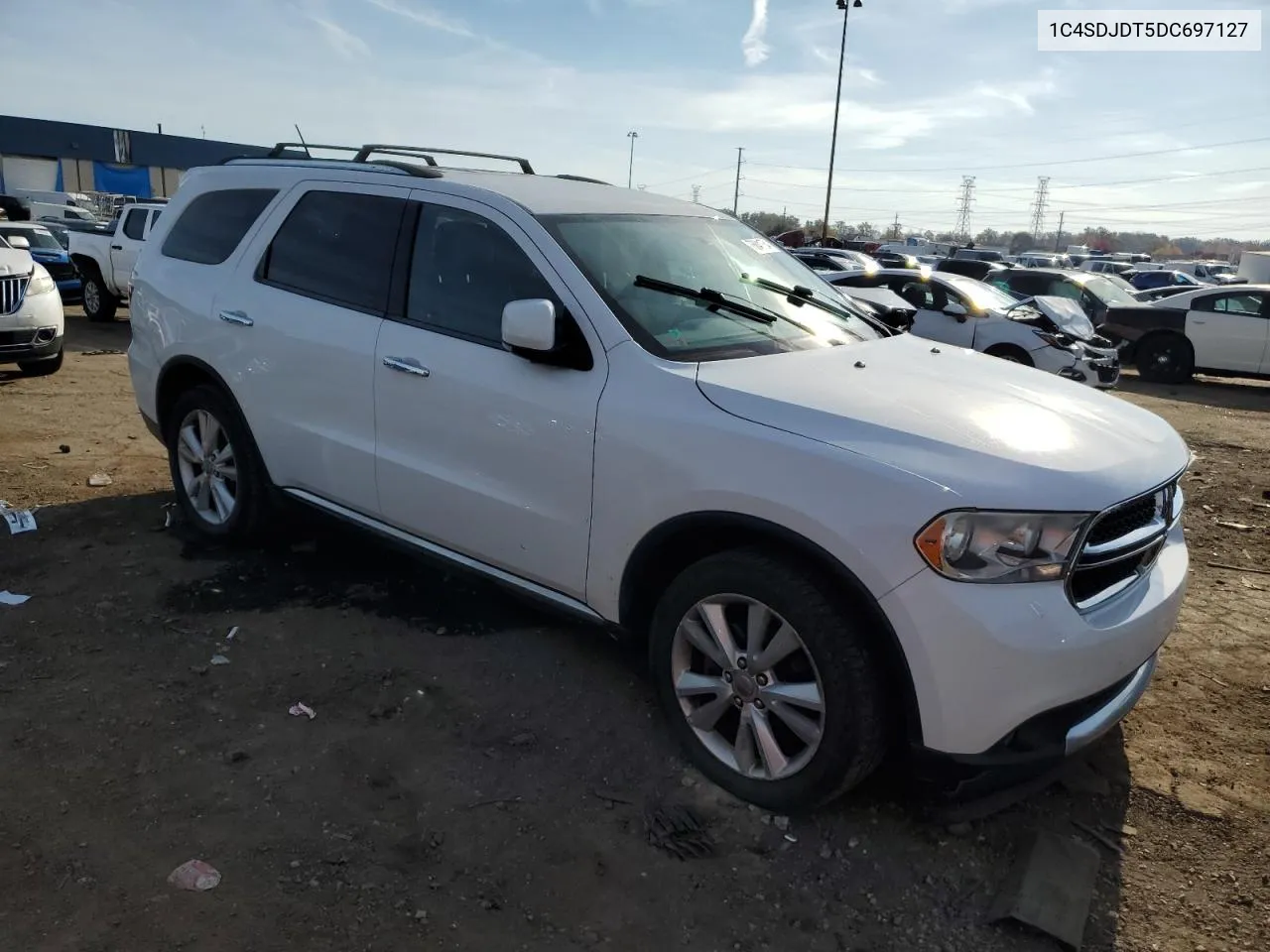 2013 Dodge Durango Crew VIN: 1C4SDJDT5DC697127 Lot: 76841754