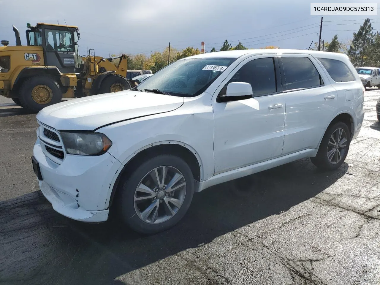 2013 Dodge Durango Sxt VIN: 1C4RDJAG9DC575313 Lot: 77176914