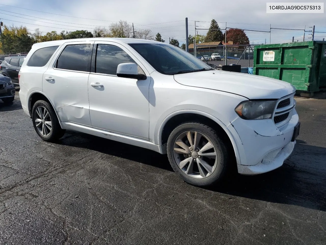 2013 Dodge Durango Sxt VIN: 1C4RDJAG9DC575313 Lot: 77176914