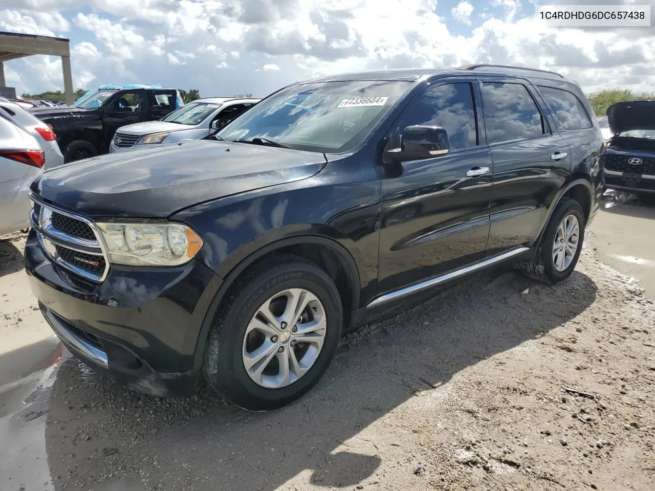 2013 Dodge Durango Crew VIN: 1C4RDHDG6DC657438 Lot: 77336684