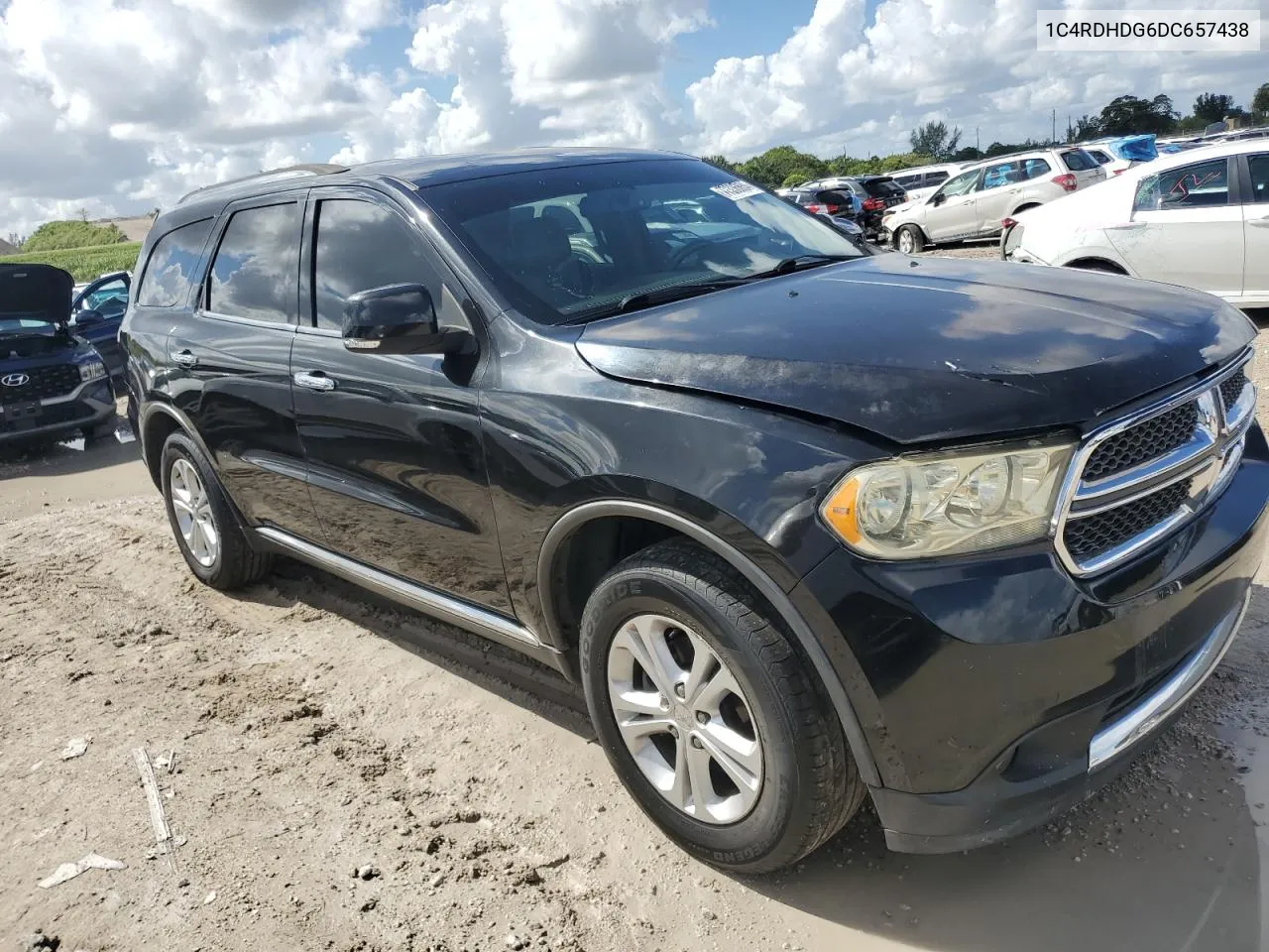 2013 Dodge Durango Crew VIN: 1C4RDHDG6DC657438 Lot: 77336684