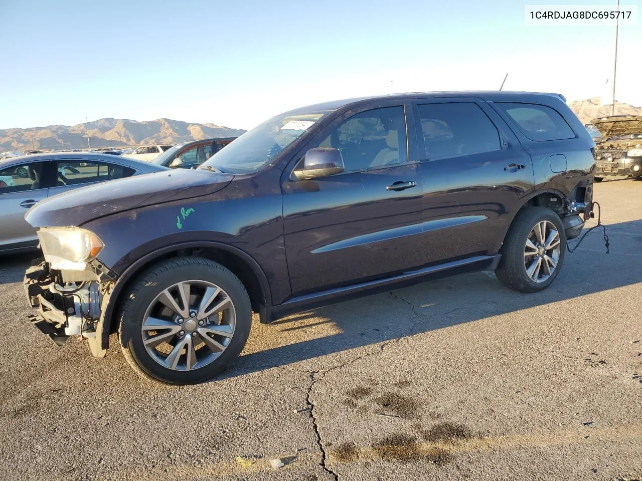 2013 Dodge Durango Sxt VIN: 1C4RDJAG8DC695717 Lot: 77513394