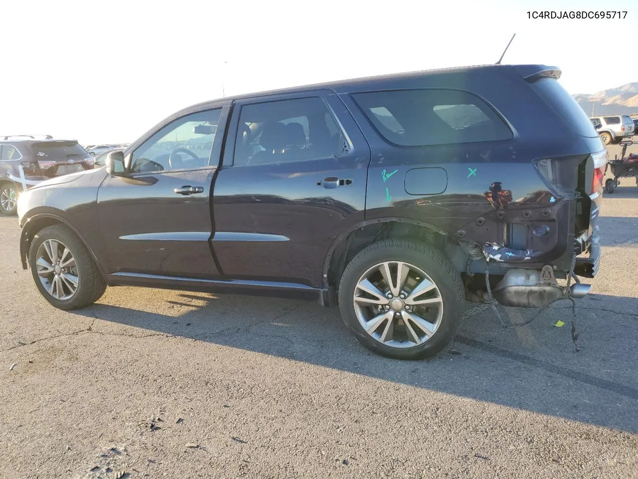 2013 Dodge Durango Sxt VIN: 1C4RDJAG8DC695717 Lot: 77513394