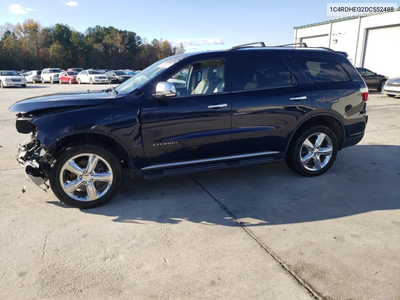 2013 Dodge Durango Citadel VIN: 1C4RDHEG2DC552488 Lot: 77609573